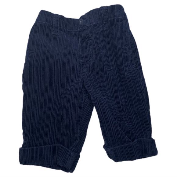 Koala Kids Cuffed Corduroy Trousers Navy - Picture 1 of 3